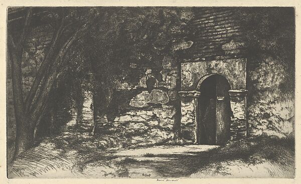 The Portal, Ernest Haskell (American, Woodstock, Connecticut 1876–1925 West Point, Maine), Etching 