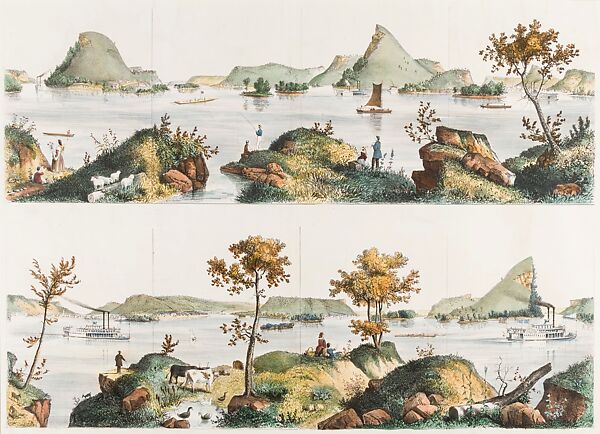 Whitefield's Patent Combination Drawing Cards. First Series, Views on the Upper Mississippi