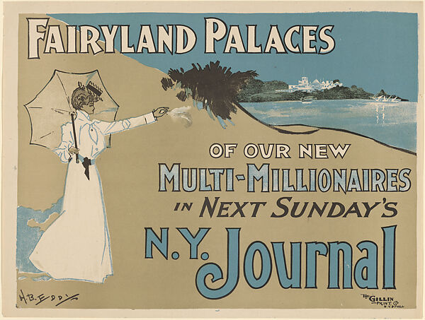 New York Journal, Henry Brevoort Eddy (American, New York 1872–1935 Rye, New York), Lithograph 