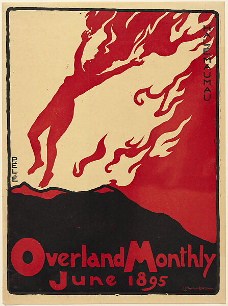 Overland Monthly, June, Lafayette Maynard Dixon (American, 1875–1946), Lithograph 