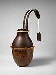 Botanica Small Vase Leaf, Studio Formafantasma, Resin, wood, brass, shellac with wood powder, ribbon, glass, paper