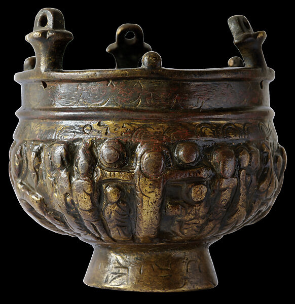 Censer, Cast bronze with details engraved and chased after casting, Armenian 