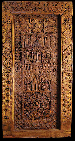 Carved Door, Walnut, Armenian 