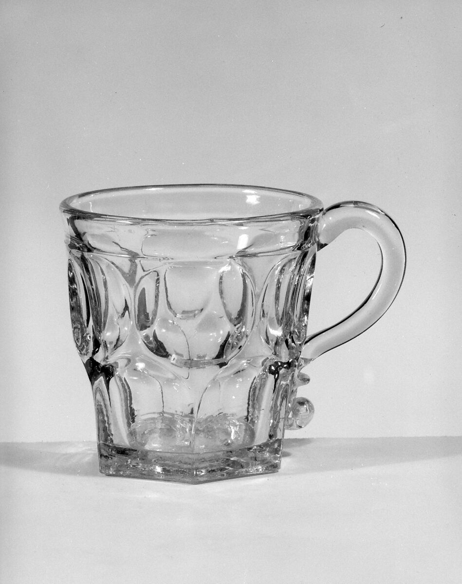 Punch Glass, Pressed glass, American 