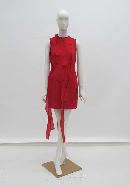 Ensemble, Comme des Garçons (Japanese, founded 1969), (a) wool, nylon, polyester, cotton (b) plastic (polyurethane), polyester, cotton (c) polyester, cotton, (d, e) cotton, synthetic fiber, and (e, f) plastic (polyvinyl chloride), Japanese