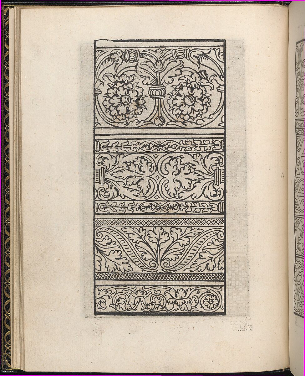 Page from Ein new kunstlich Modelbuch...(Page 11v), Peter Quentel (German, active Cologne, 1518–46)  , Cologne, Woodcut 