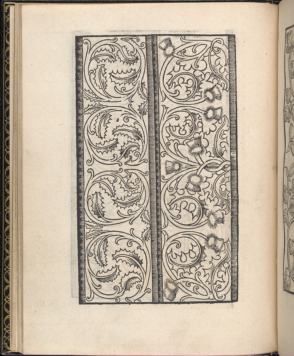 Page from Ein new kunstlich Modelbuch...(Page 14v), Peter Quentel (German, active Cologne, 1518–46)  , Cologne, Woodcut 