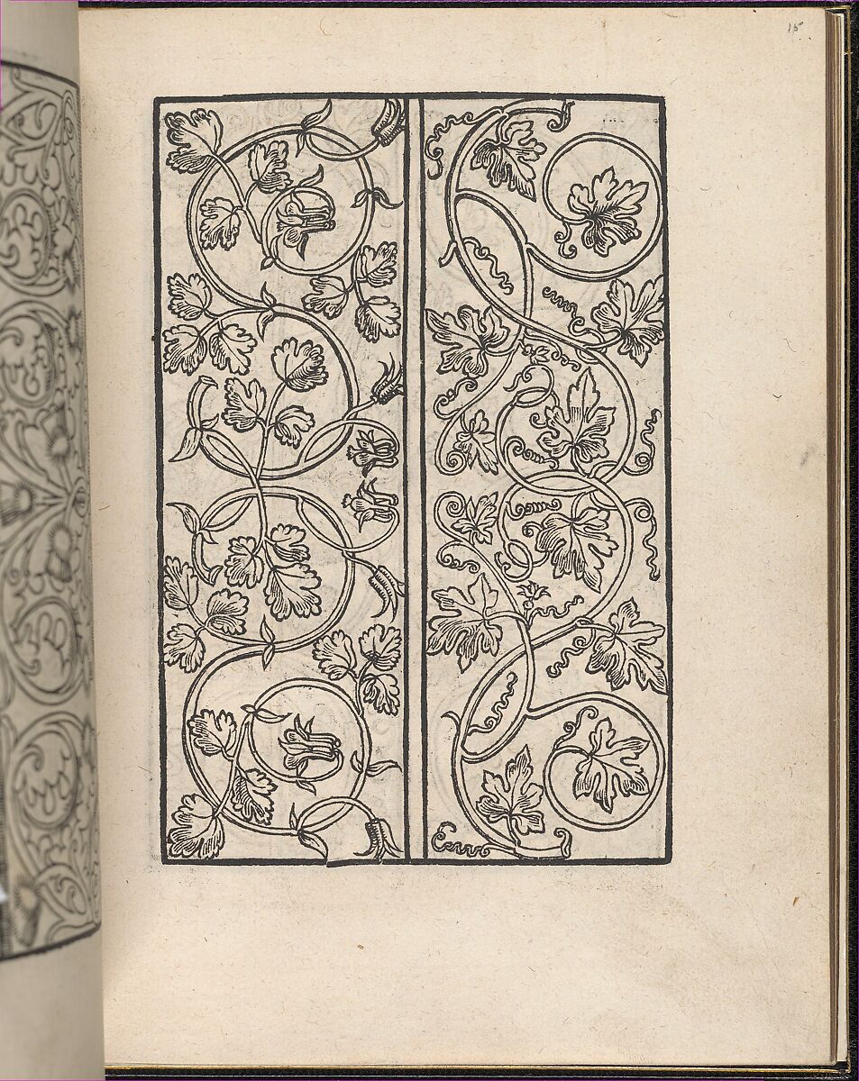 Page from Ein new kunstlich Modelbuch...(Page 15r), Peter Quentel (German, active Cologne, 1518–46)  , Cologne, Woodcut 