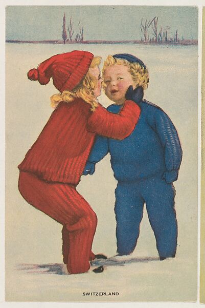 Switzerland, insert card from the Children, Holidays, Etc. series (D23), issued by the Weber Baking Company, Issued by Weber Baking Company, Commercial color lithograph 