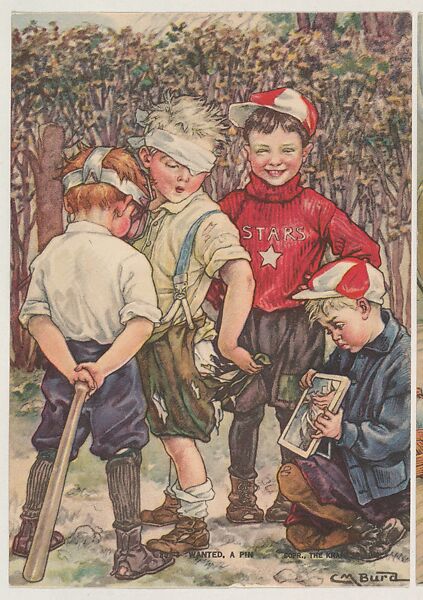 Wanted, A Pin, insert card from the Children, Holidays, Etc. series (D23), issued by the Weber Baking Company, Issued by Weber Baking Company, Commercial color lithograph 