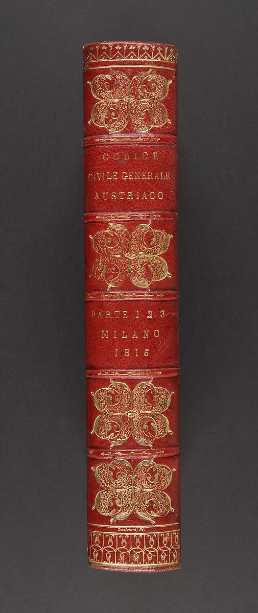 Codice civile generale austriaco, Luigi Lodigiani (Italian, 1778–1843)