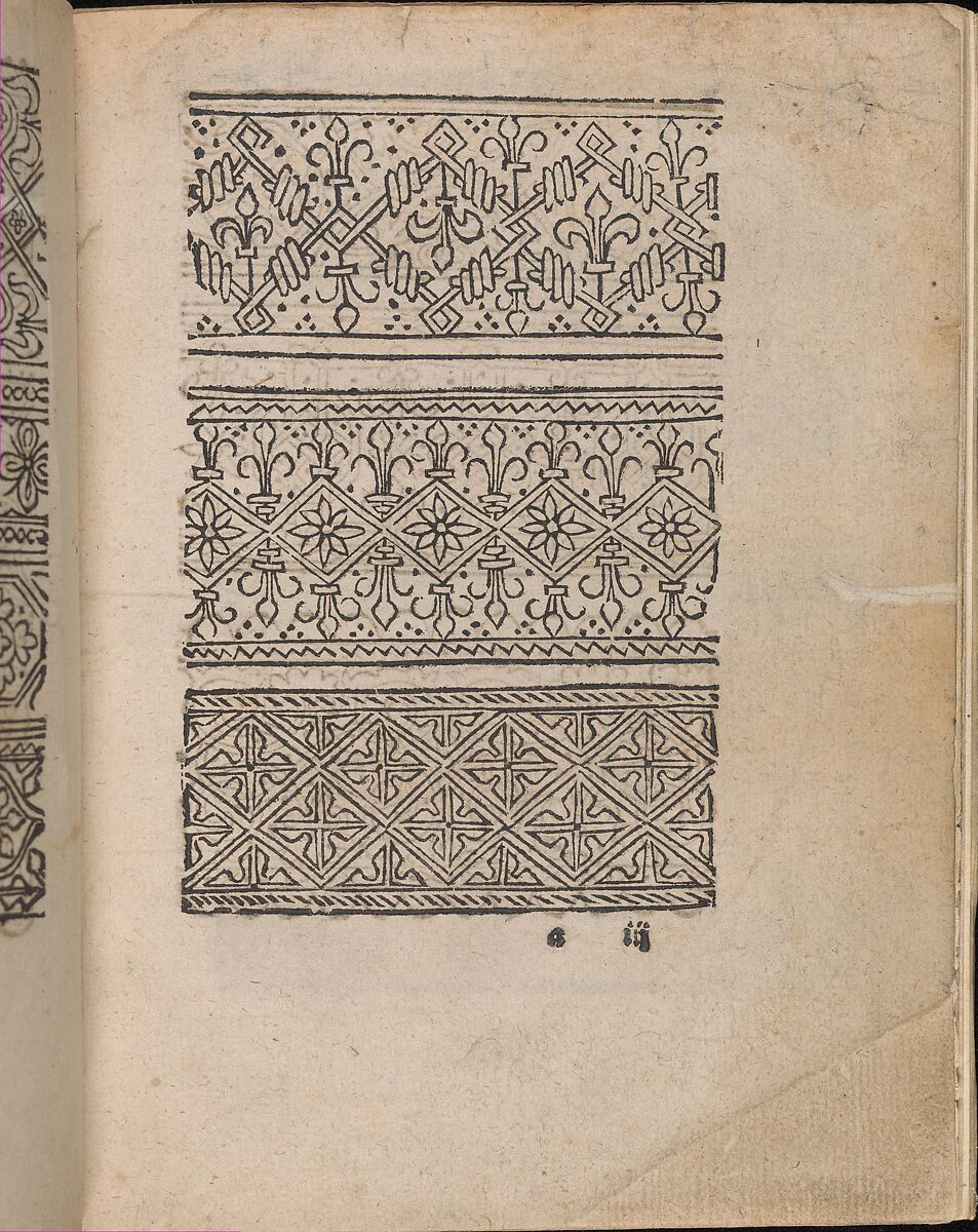 Modelbuch aller Art Nehens vn Stickens (Page 3r), Christian Egenolff (German, Hadamar 1502–1555 Frankfurt), Woodcut 