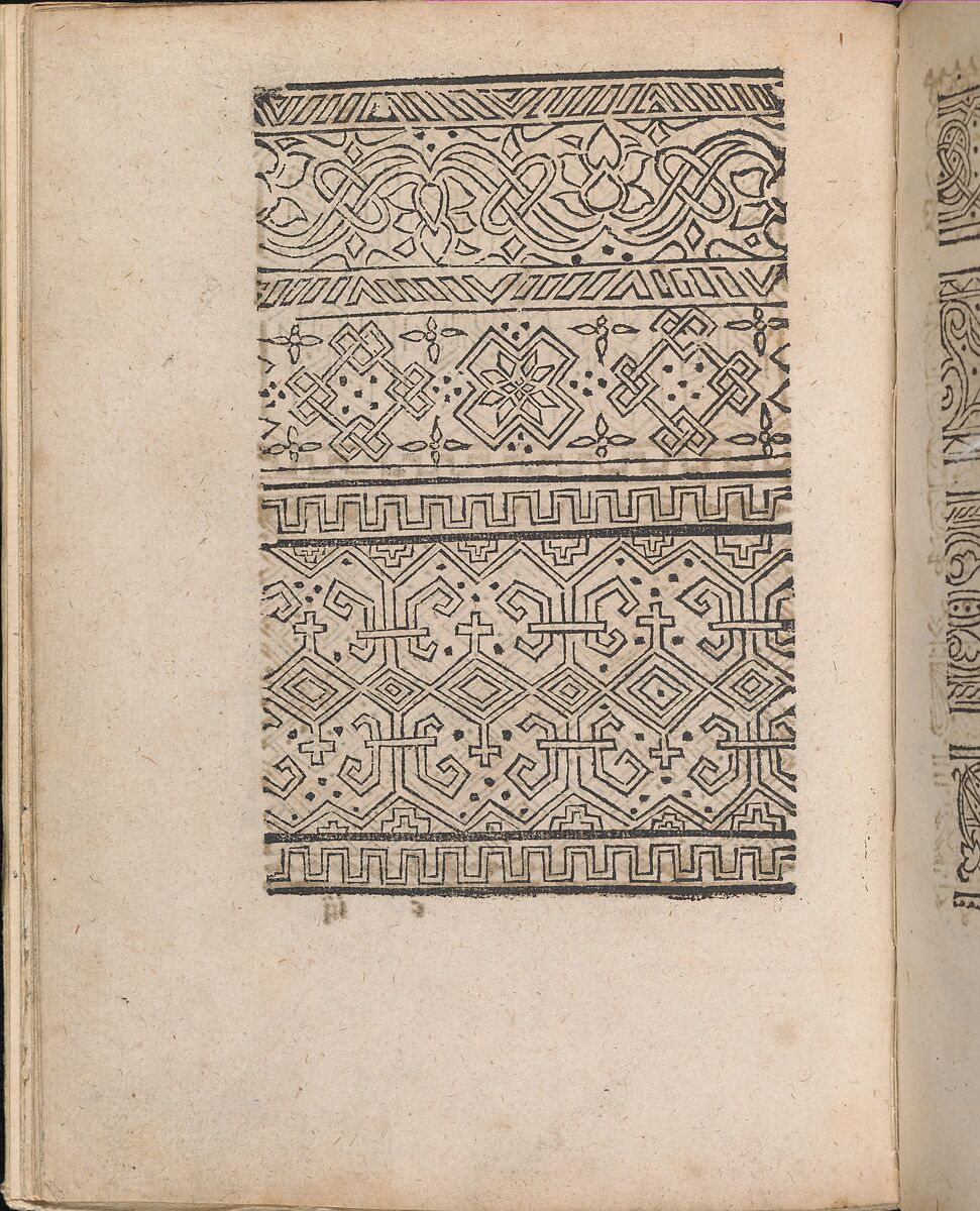 Modelbuch aller Art Nehens vn Stickens (Page 11v), Christian Egenolff (German, Hadamar 1502–1555 Frankfurt), Woodcut 