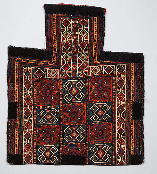 Salt Bag, Wool and cotton; sumak brocaded (front), tapestry weave (back)