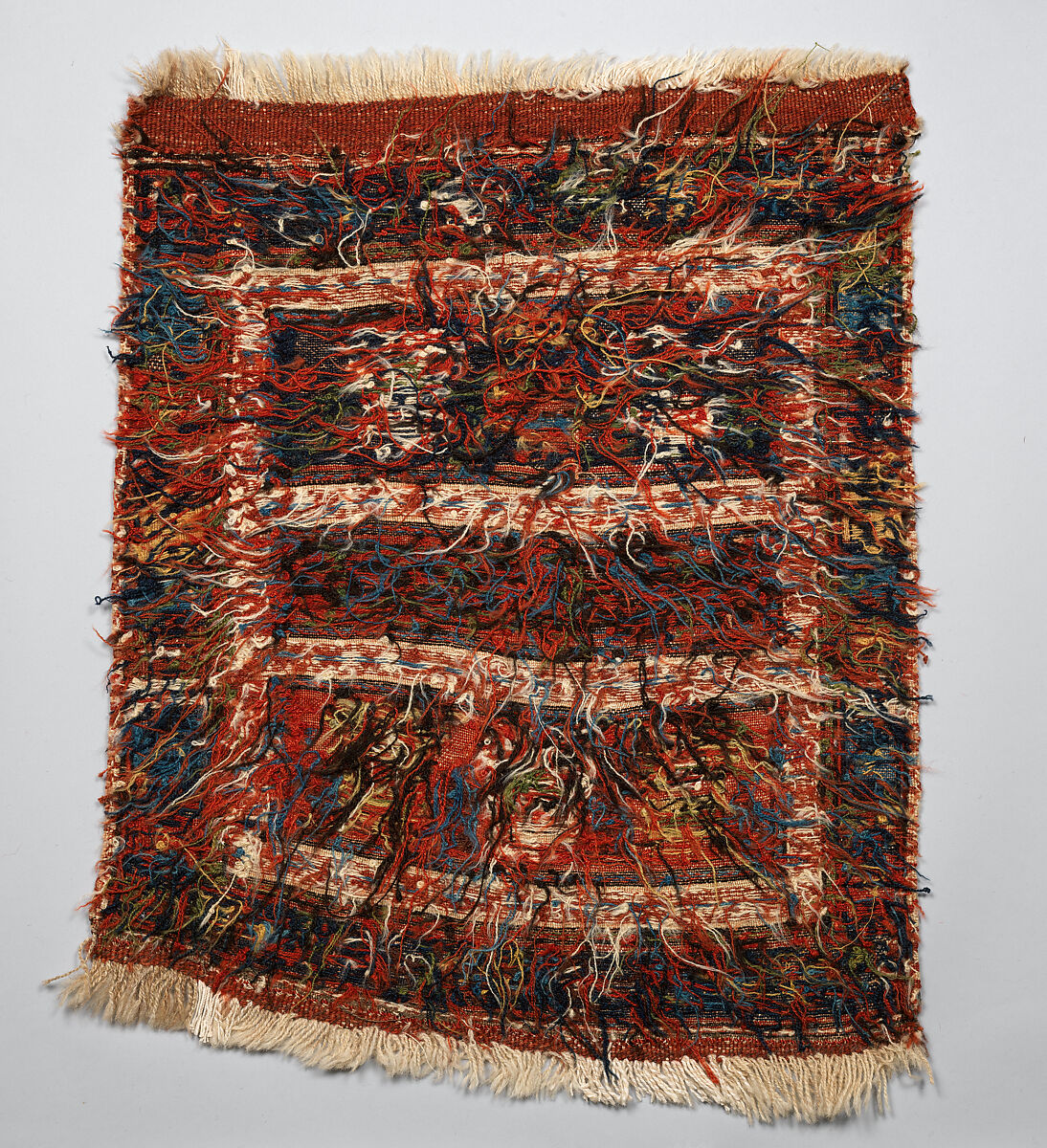 Bag Face, Wool; sumak brocaded, tapestry weave