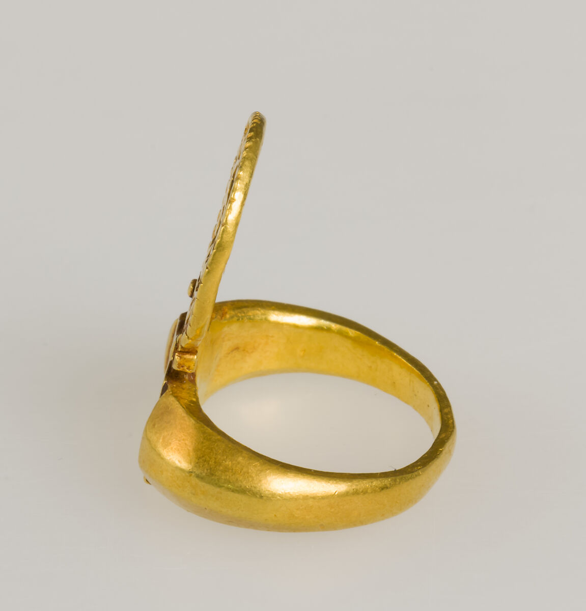 Roman Key Ring with Inscription, Gold, Byzantine