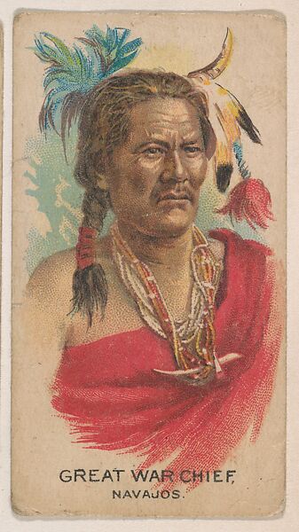 Great War Chief, insert card from the Indian Chiefs series (D46), issued by the Weber Baking Company, Issued by Weber Baking Company, Commercial color lithograph 