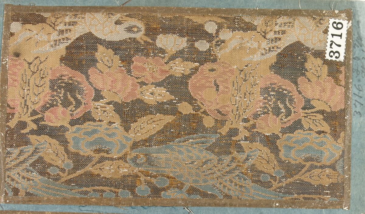 Textile Sample from Sample Book, Silk, Japan 