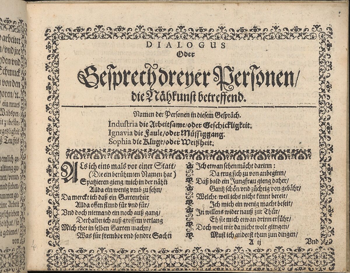 Newes Modelbuch in Kupffer (Page 4v), Johann Sibmacher (German, active 1590–1611), Woodcut 