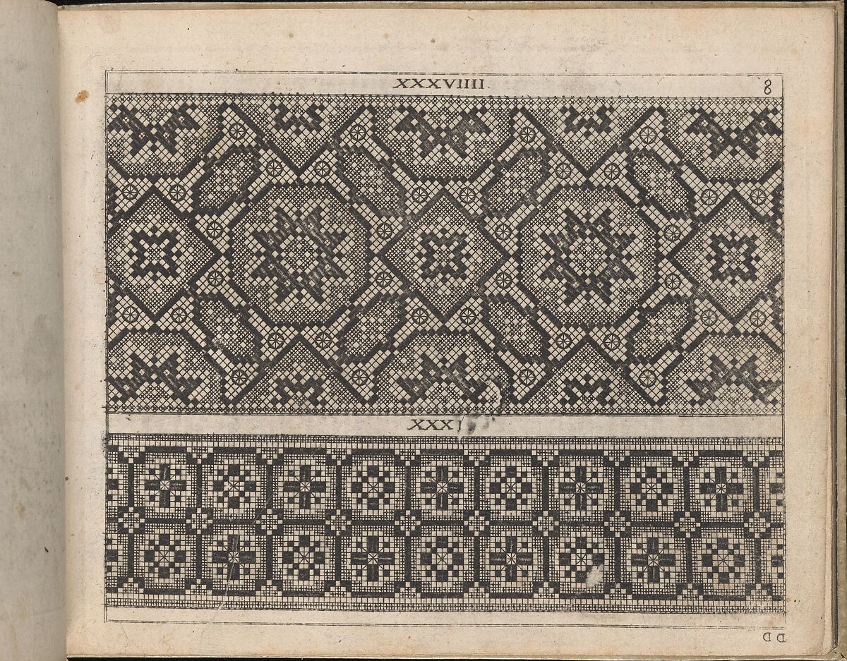 Newes Modelbuch in Kupffer  (Page 17r), Johann Sibmacher (German, active 1590–1611), Etching 