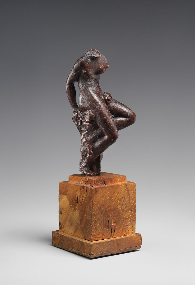 Seated woman representing Astrology, Giambologna (Netherlandish, Douai 1529–1608 Florence), Red wax, Italian