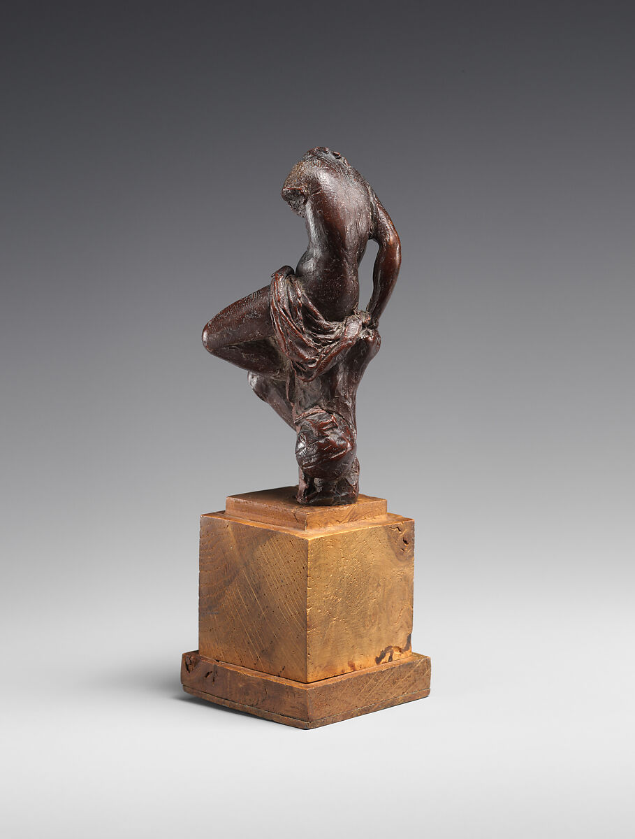 Seated woman representing Astrology, Giambologna (Netherlandish, Douai 1529–1608 Florence), Red wax, Italian