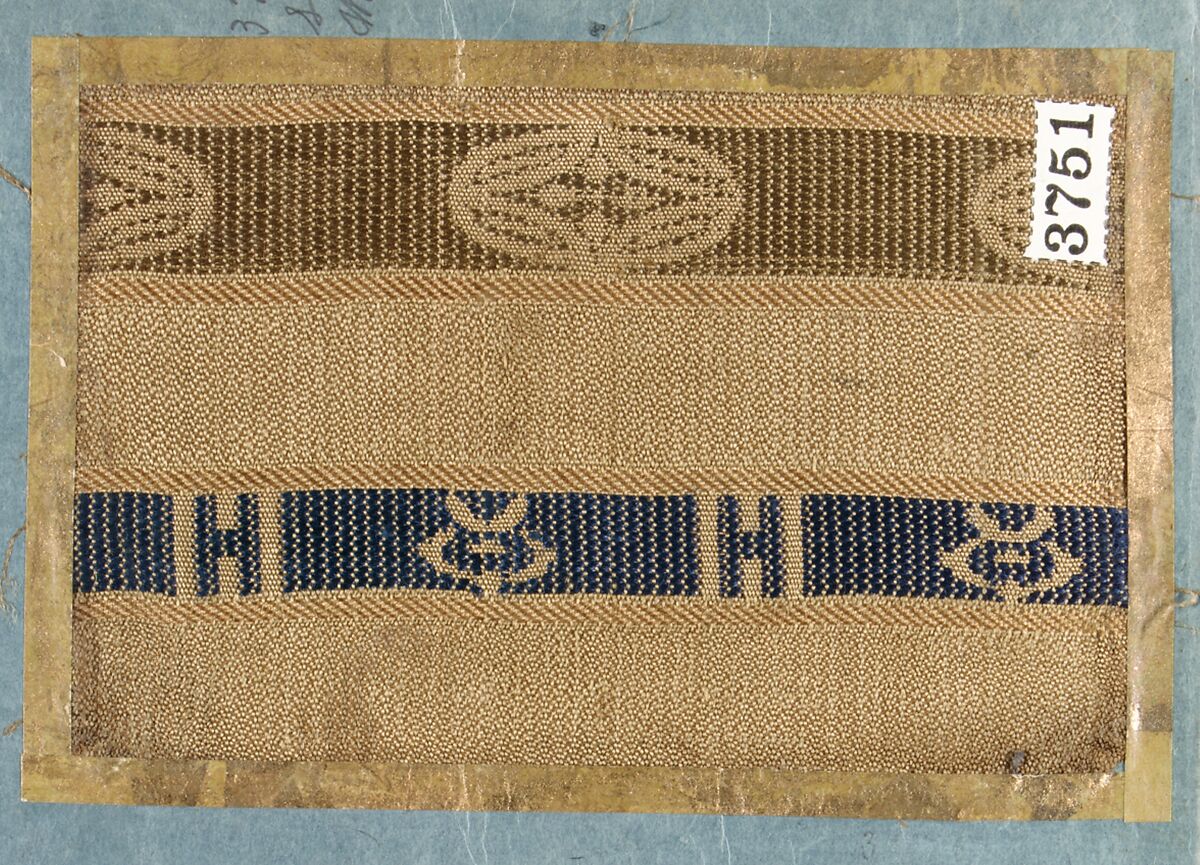 Textile Sample from Sample Book, Silk / Tapestry, Japan 