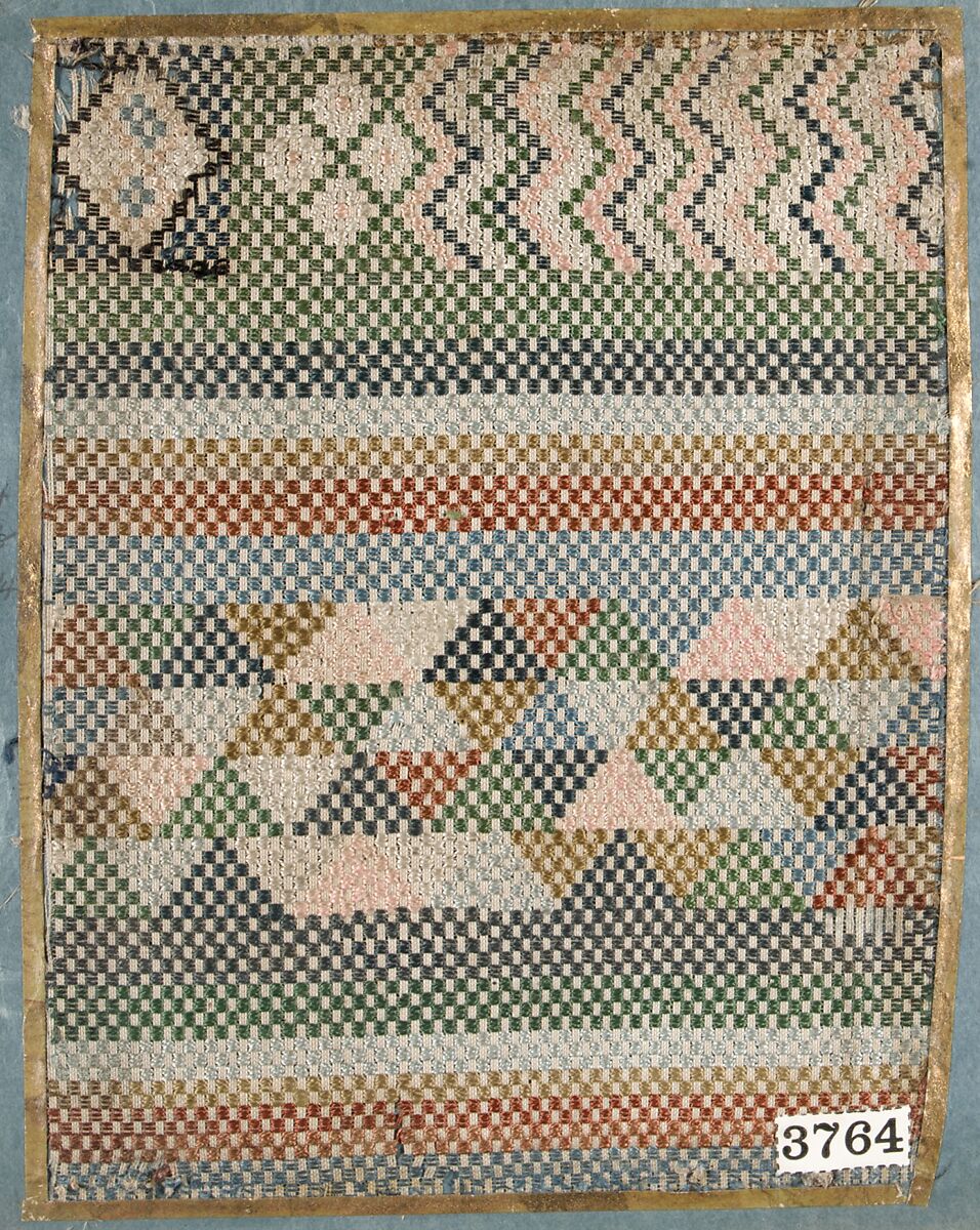 Textile Sample from Sample Book, Silk / Tapestry, Japan 