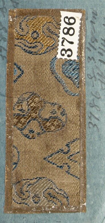 Textile Sample from Sample Book, Silk / Tapestry, Japan 