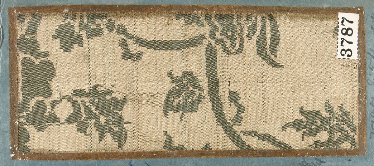 Textile Sample from Sample Book, Silk / Tapestry, Japan 