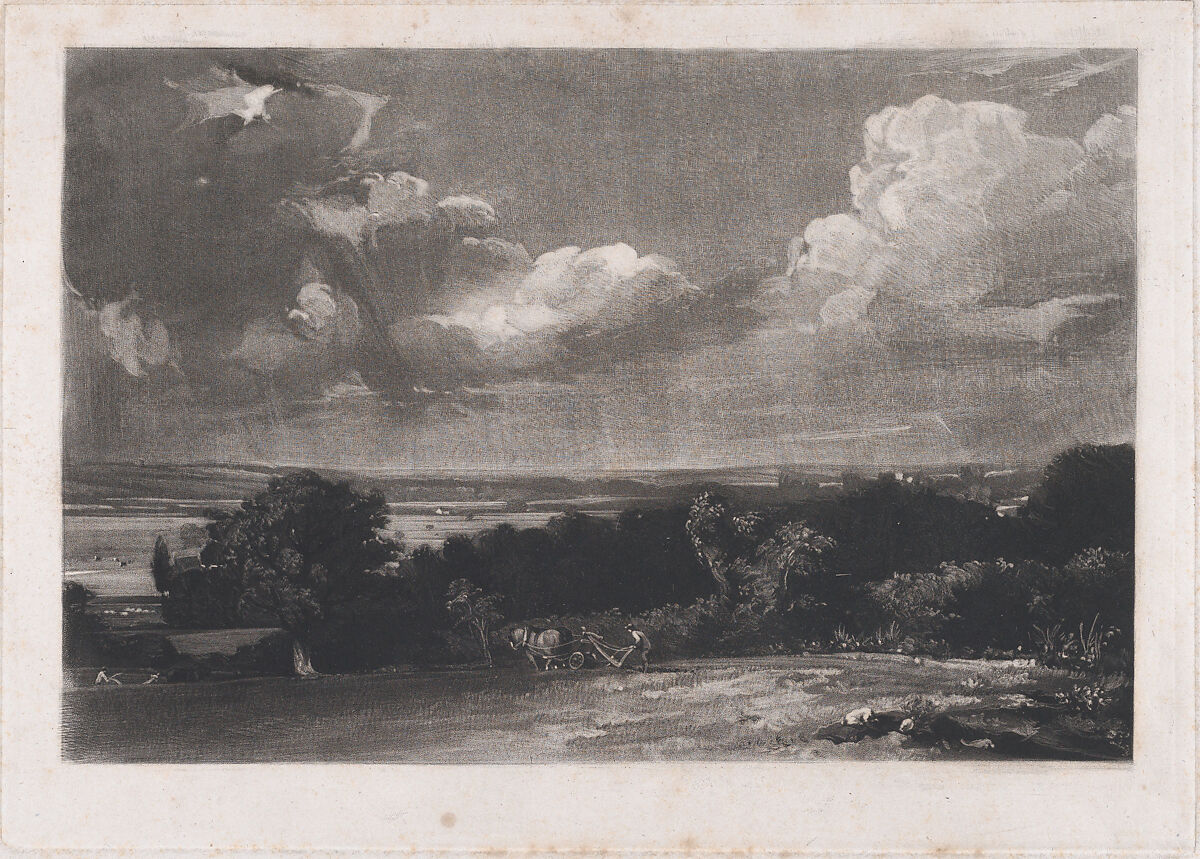 A Summerland, David Lucas (British, Geddington Chase, Northamptonshire 1802–1881 London), Mezzotint; proof before published state 