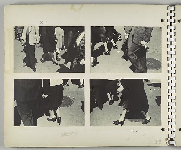 [Pedestrians, New York City], Rudy Burckhardt (American (born Switzerland), Basel 1914–1999 Searsmont, Maine), Gelatin silver print 