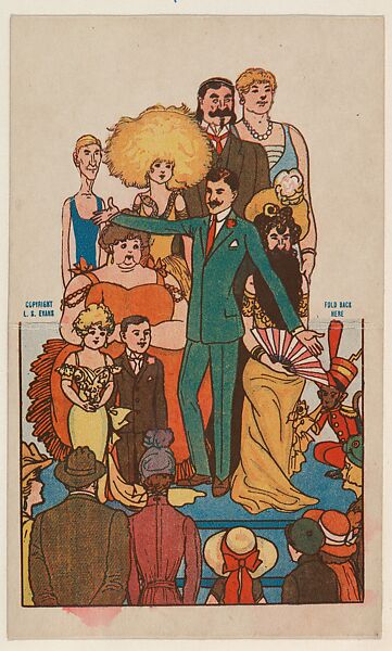 Gentleman in green suit, bakery insert card from the Great American Circus series (D40), issued by the City Bakery, Issued by City Bakery, Commercial color lithograph 