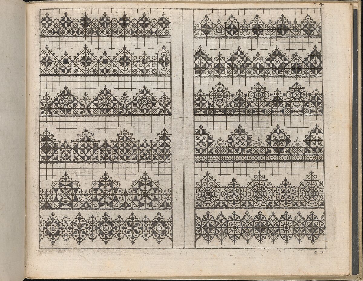 Newes Modelbuch in Kupffer  (Page 62r), Johann Sibmacher (German, active 1590–1611), Etching 