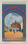 Looking Through Morocco with the Belgian Village in the Background, from the Chicago World's Fair series (PC225-1)