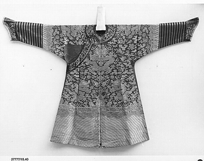 Court Robe, Imperial, Silk, metallic thread, China 