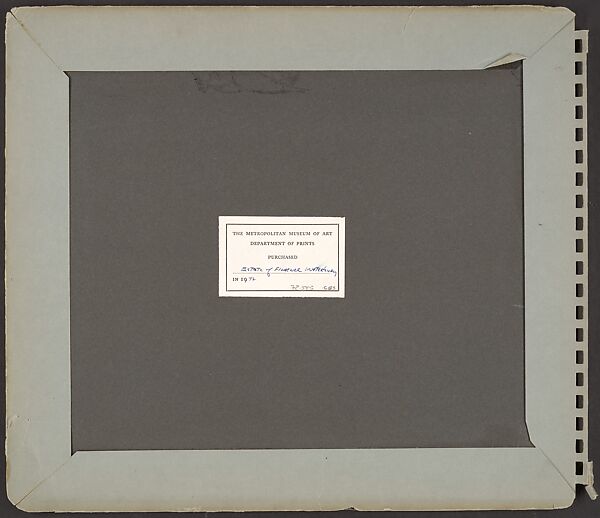 [Front Cover], Rudy Burckhardt (American (born Switzerland), Basel 1914–1999 Searsmont, Maine), Gray paper-covered boards