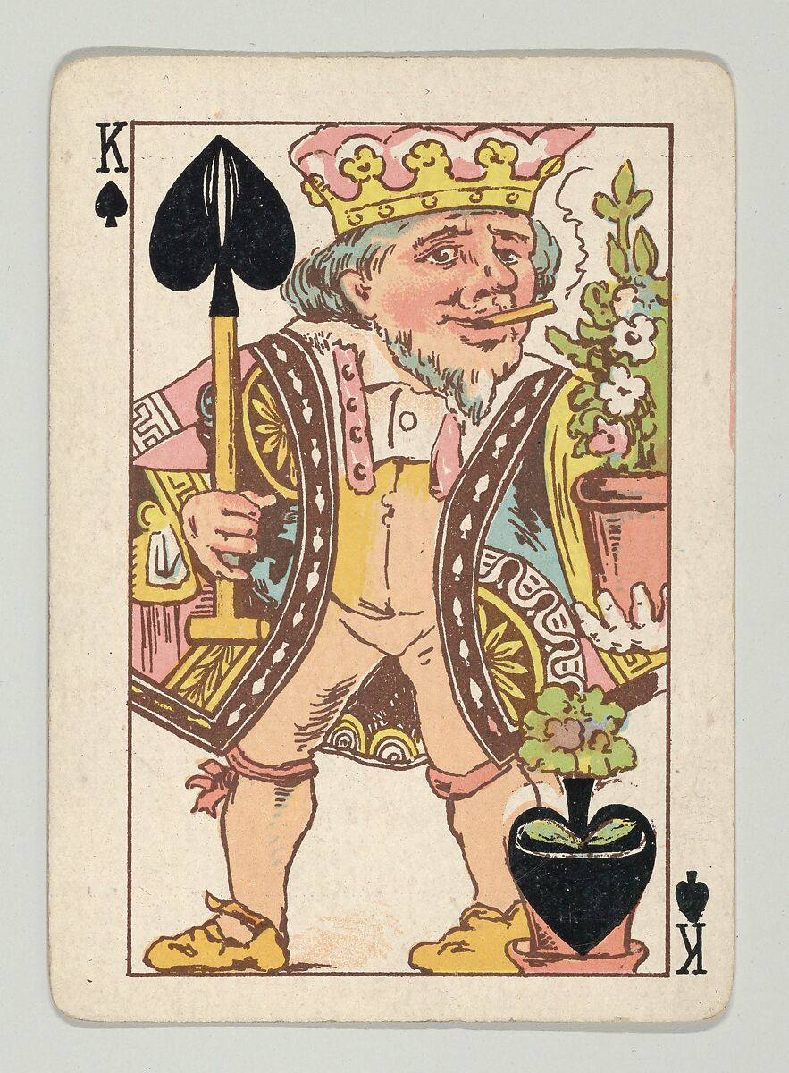 Harlequin Series 2, a set of playing cards issued as premiums by Kinney Brothers Tobacco, Kinney Brothers Tobacco Company, Commercial color lithographs 