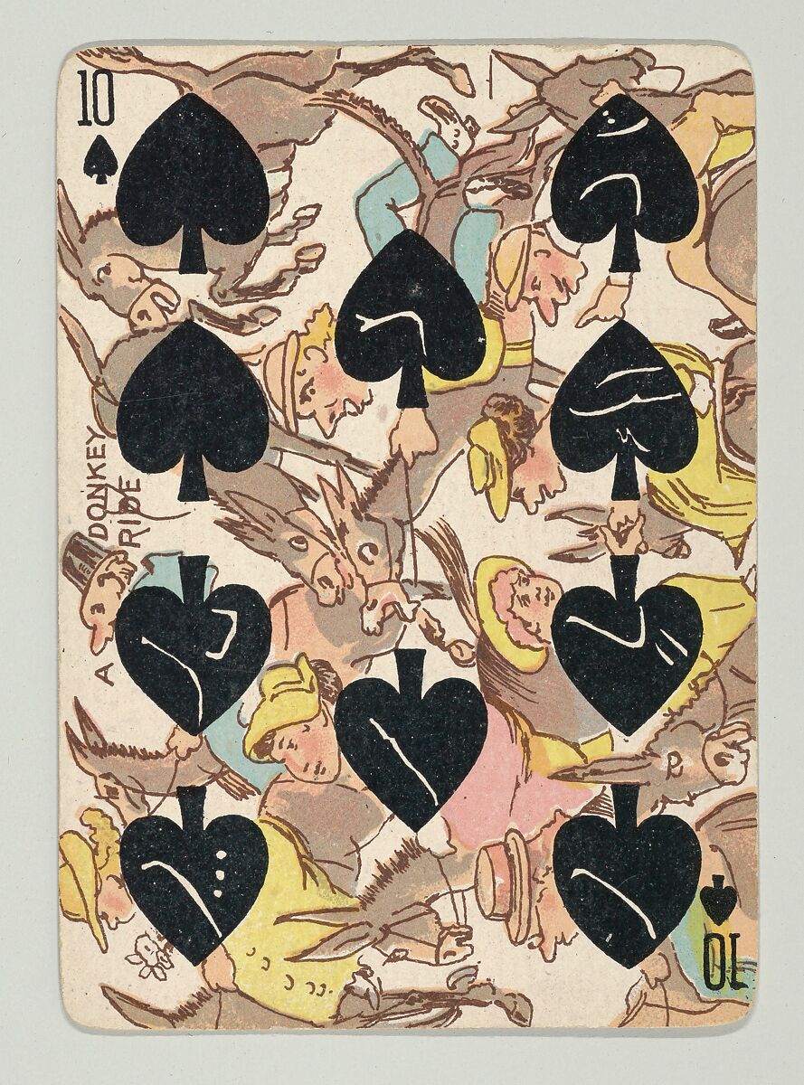 Harlequin Series 2, a set of playing cards issued as premiums by Kinney Brothers Tobacco, Kinney Brothers Tobacco Company, Commercial color lithographs