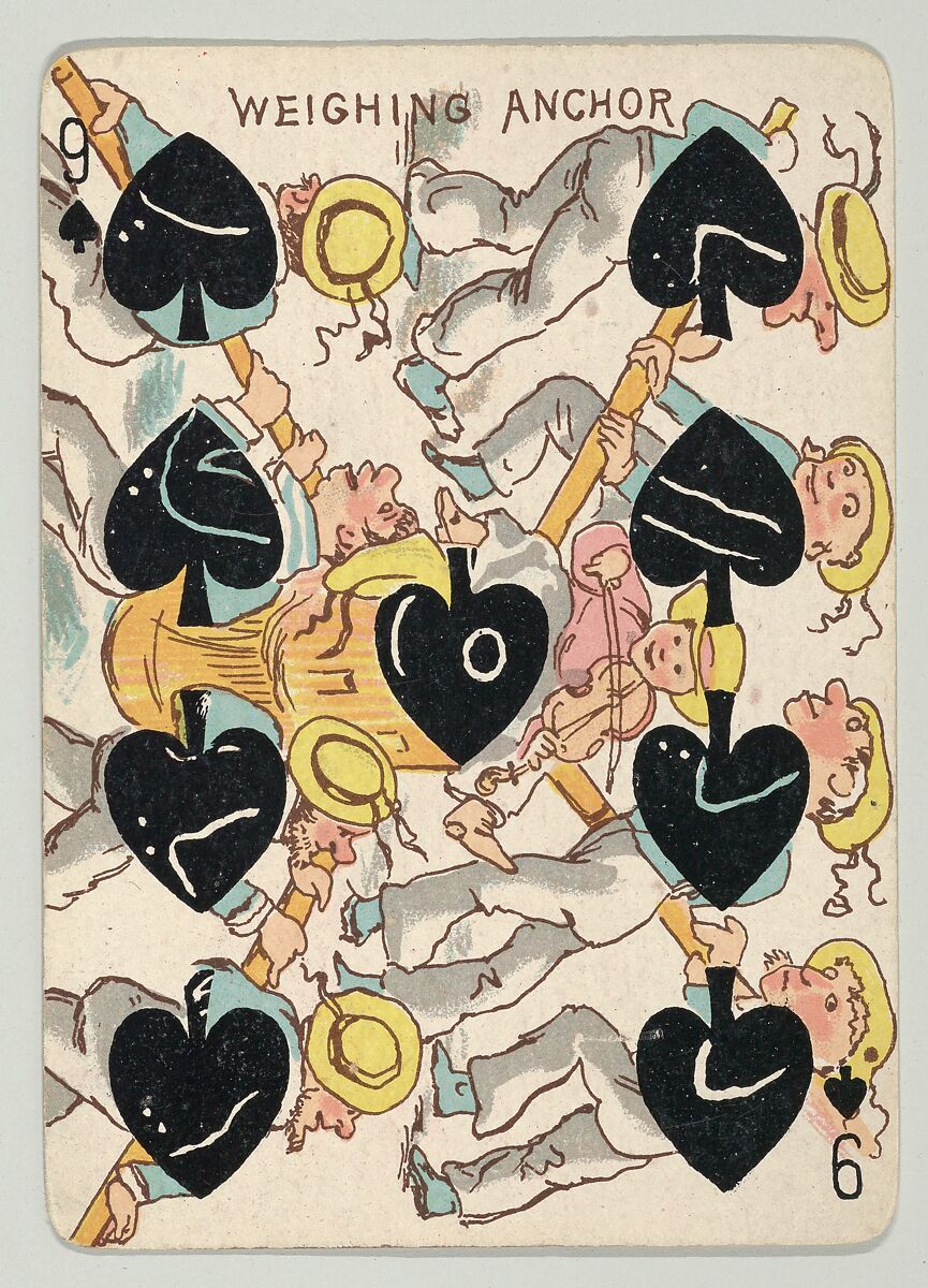 Harlequin Series 2, a set of playing cards issued as premiums by Kinney Brothers Tobacco, Kinney Brothers Tobacco Company, Commercial color lithographs
