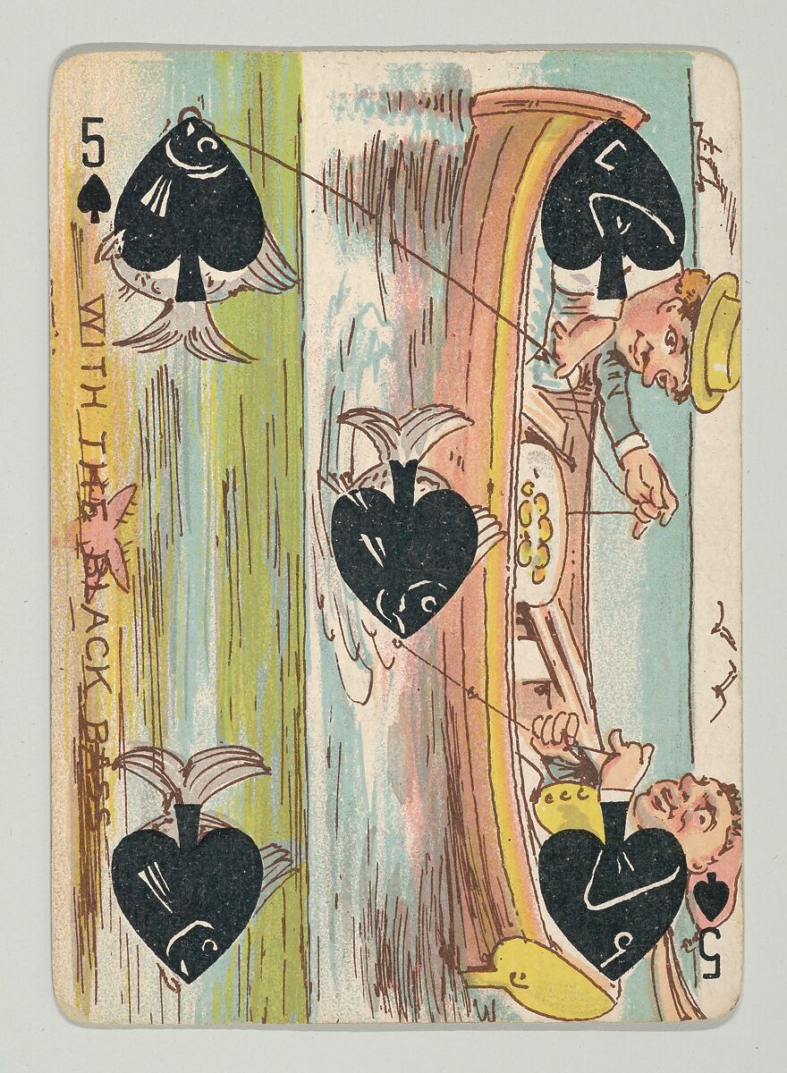 Harlequin Series 2, a set of playing cards issued as premiums by Kinney Brothers Tobacco, Kinney Brothers Tobacco Company, Commercial color lithographs