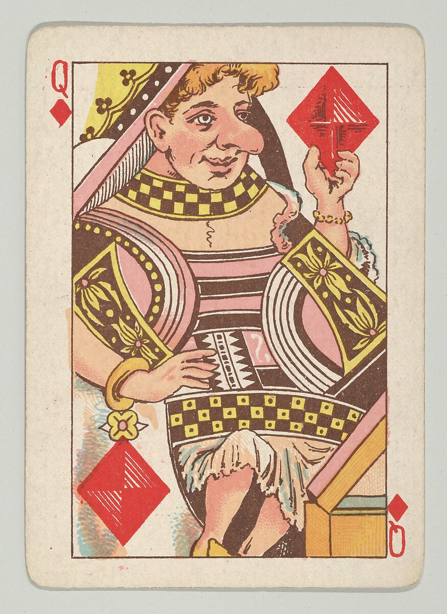 Harlequin Series 2, a set of playing cards issued as premiums by Kinney Brothers Tobacco, Kinney Brothers Tobacco Company, Commercial color lithographs