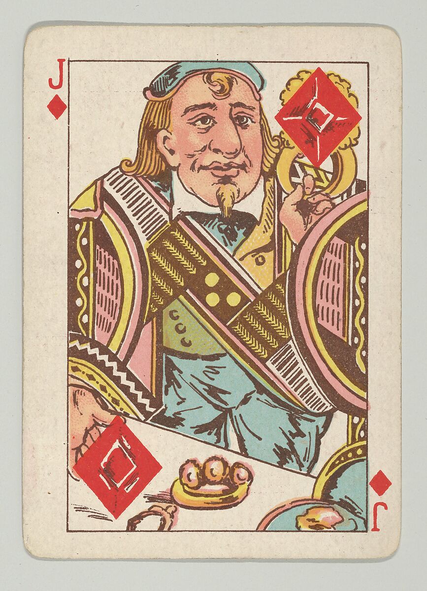 Harlequin Series 2, a set of playing cards issued as premiums by Kinney Brothers Tobacco, Kinney Brothers Tobacco Company, Commercial color lithographs