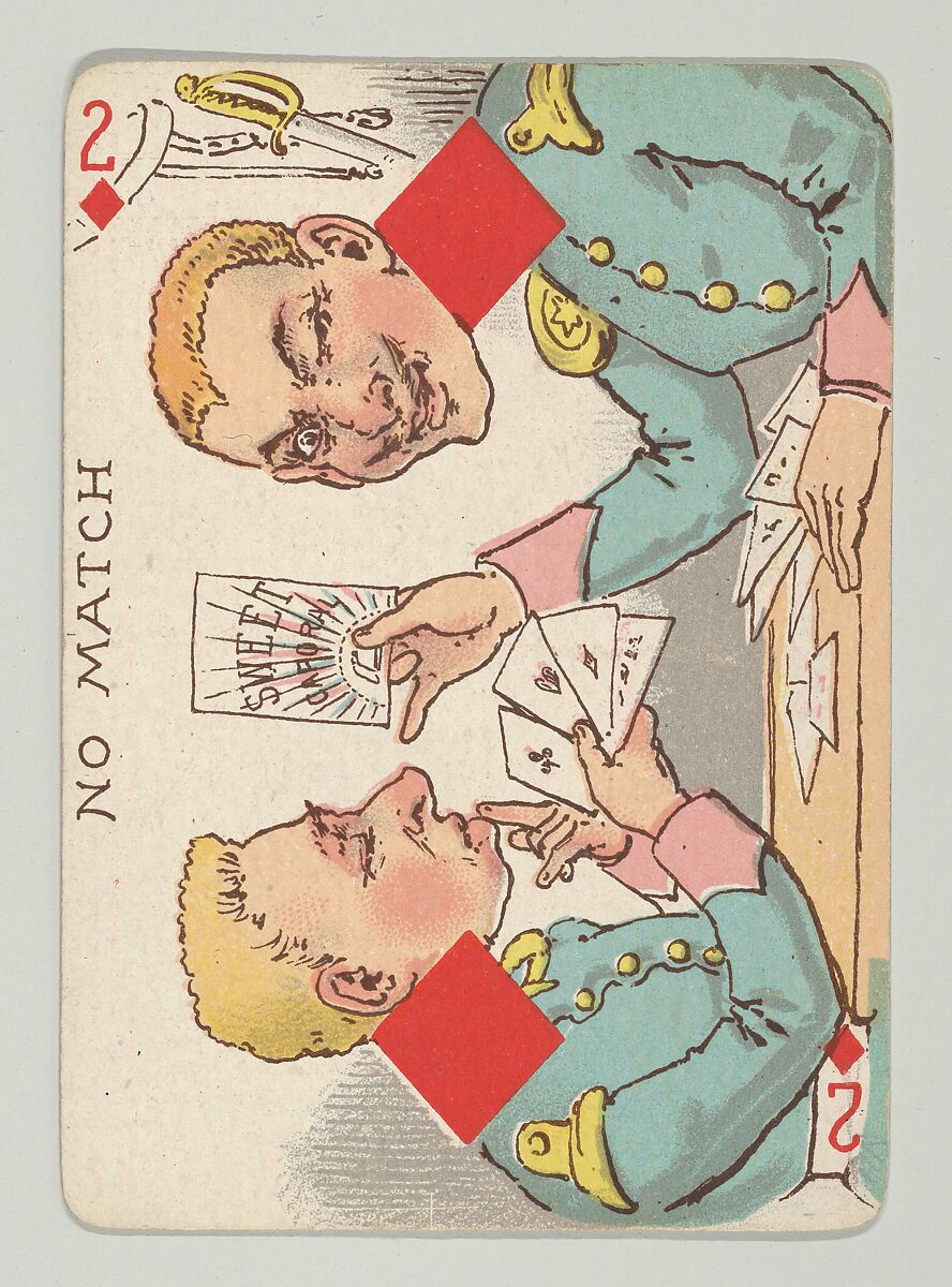 Harlequin Series 2, a set of playing cards issued as premiums by Kinney Brothers Tobacco, Kinney Brothers Tobacco Company, Commercial color lithographs