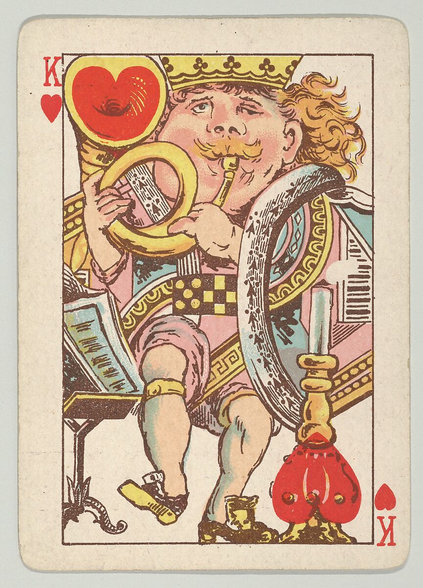 Harlequin Series 2, a set of playing cards issued as premiums by Kinney Brothers Tobacco, Kinney Brothers Tobacco Company, Commercial color lithographs