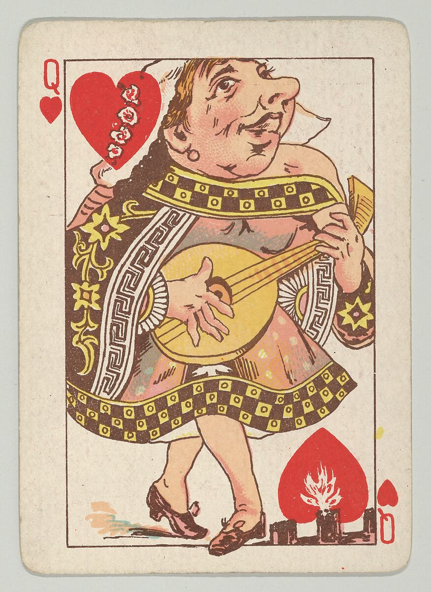 Harlequin Series 2, a set of playing cards issued as premiums by Kinney Brothers Tobacco, Kinney Brothers Tobacco Company, Commercial color lithographs