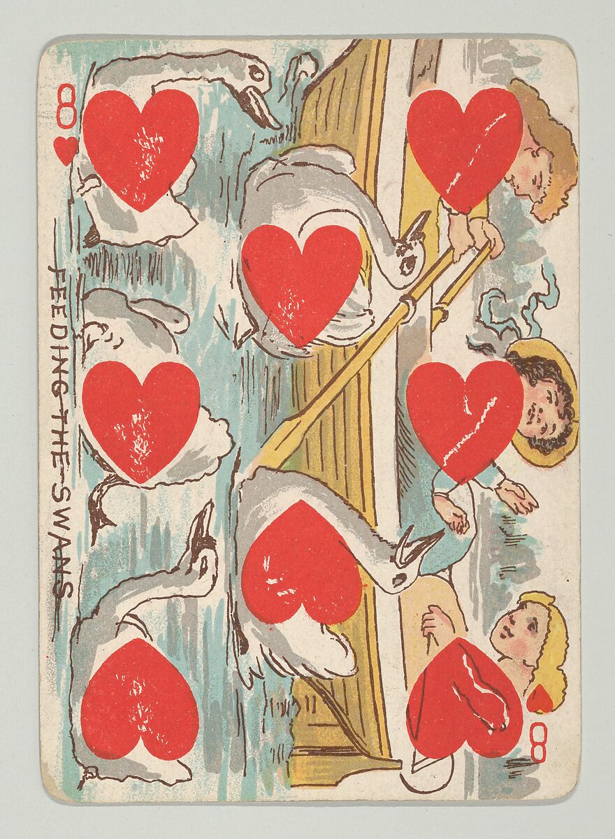 Harlequin Series 2, a set of playing cards issued as premiums by Kinney Brothers Tobacco, Kinney Brothers Tobacco Company, Commercial color lithographs