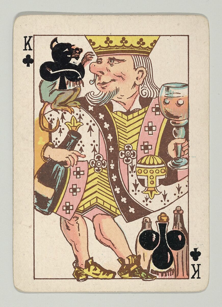 Harlequin Series 2, a set of playing cards issued as premiums by Kinney Brothers Tobacco, Kinney Brothers Tobacco Company, Commercial color lithographs