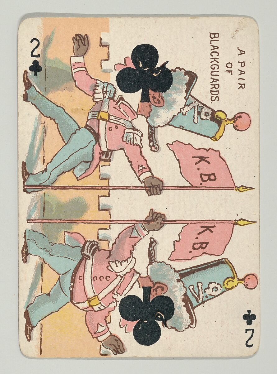Harlequin Series 2, a set of playing cards issued as premiums by Kinney Brothers Tobacco, Kinney Brothers Tobacco Company, Commercial color lithographs