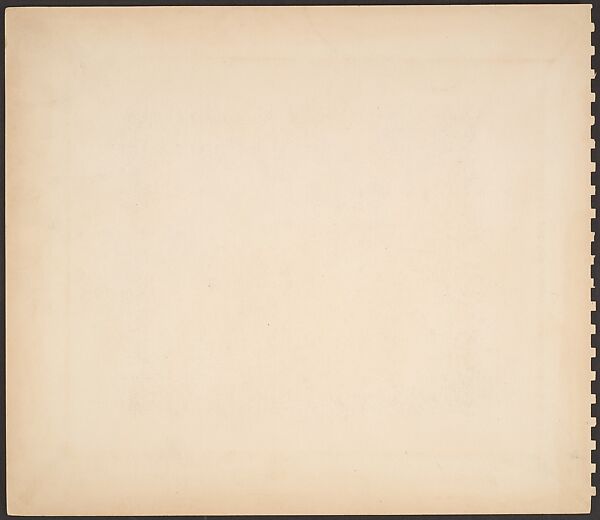 [Front Flyleaf], Rudy Burckhardt (American (born Switzerland), Basel 1914–1999 Searsmont, Maine), Paper